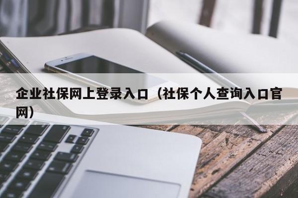 企业社保网上登录入口（社保个人查询入口官网）