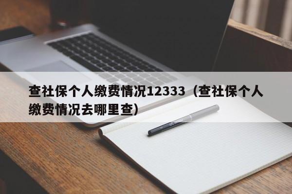 查社保个人缴费情况12333（查社保个人缴费情况去哪里查）