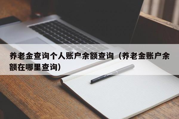 养老金查询个人账户余额查询（养老金账户余额在哪里查询）