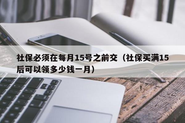 社保必须在每月15号之前交（社保买满15后可以领多少钱一月）