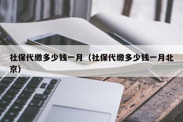 社保代缴多少钱一月（社保代缴多少钱一月北京）