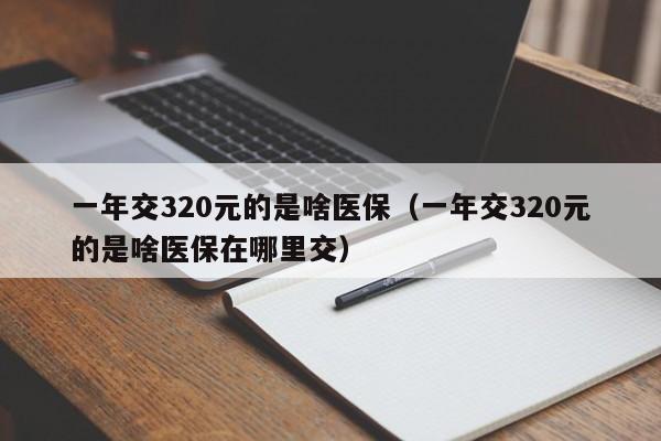 一年交320元的是啥医保（一年交320元的是啥医保在哪里交）