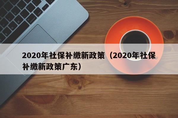 2020年社保补缴新政策（2020年社保补缴新政策广东）