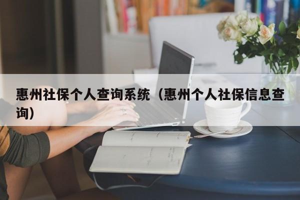 惠州社保个人查询系统（惠州个人社保信息查询）