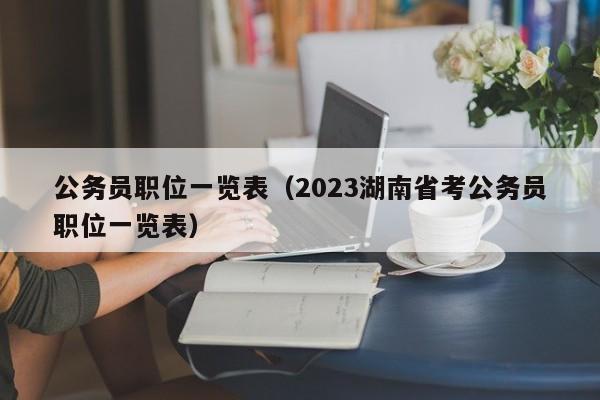 公务员职位一览表（2023湖南省考公务员职位一览表）
