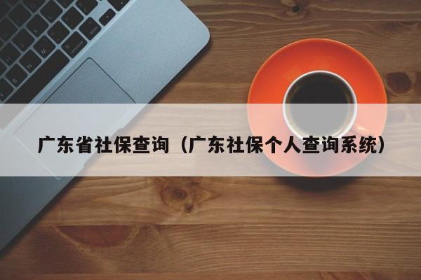 广东省社保查询（广东社保个人查询系统）