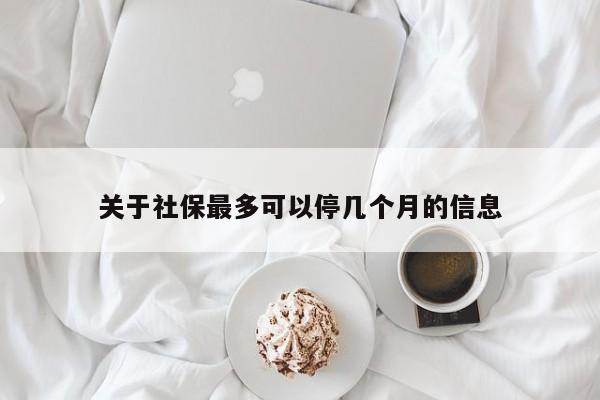 关于社保最多可以停几个月的信息