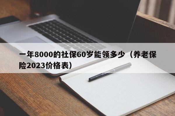 一年8000的社保60岁能领多少（养老保险2023价格表）