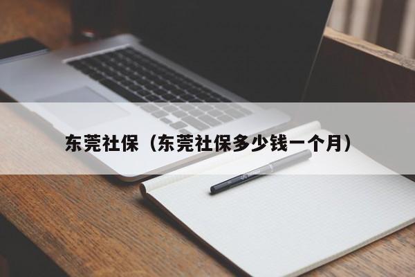 东莞社保（东莞社保多少钱一个月）