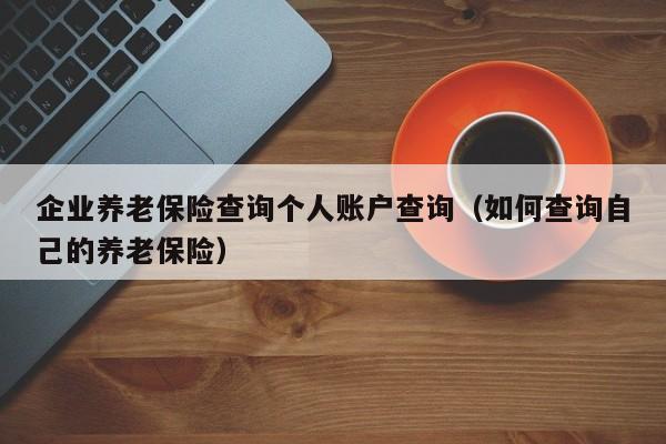 企业养老保险查询个人账户查询（如何查询自己的养老保险）