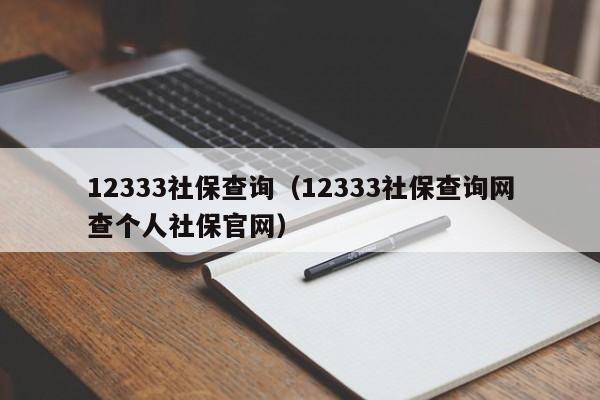 12333社保查询（12333社保查询网查个人社保官网）