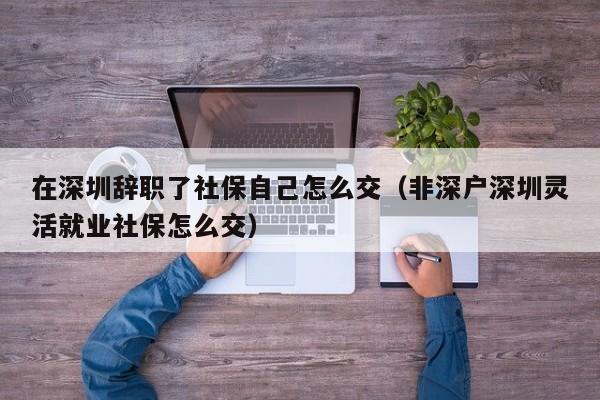 在深圳辞职了社保自己怎么交（非深户深圳灵活就业社保怎么交）