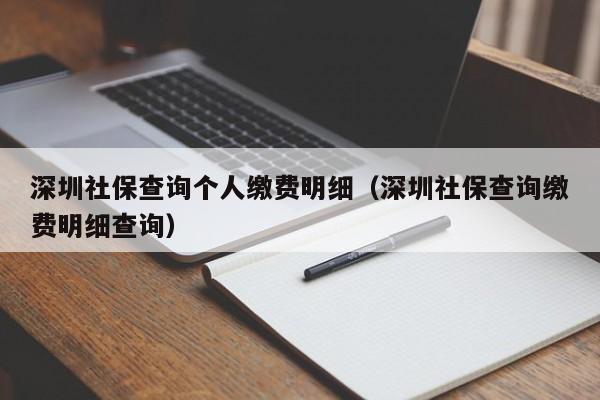 深圳社保查询个人缴费明细（深圳社保查询缴费明细查询）