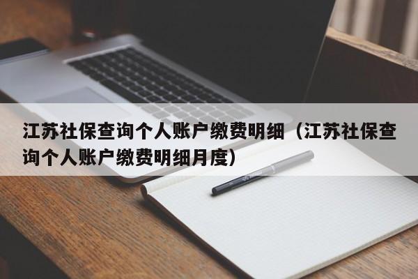 江苏社保查询个人账户缴费明细（江苏社保查询个人账户缴费明细月度）