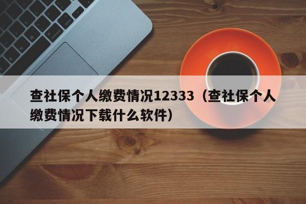 查社保个人缴费情况12333（查社保个人缴费情况下载什么软件）