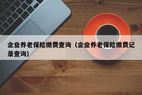 企业养老保险缴费查询（企业养老保险缴费记录查询）