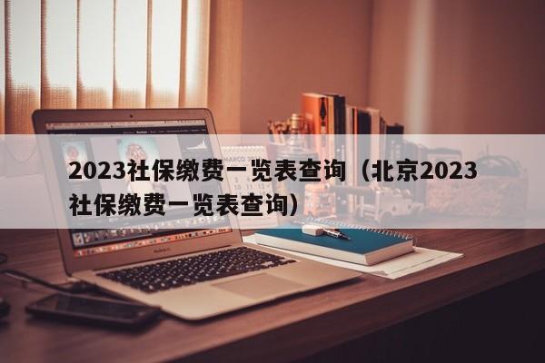 2023社保缴费一览表查询（北京2023社保缴费一览表查询）