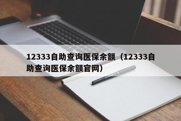 12333自助查询医保余额（12333自助查询医保余额官网）