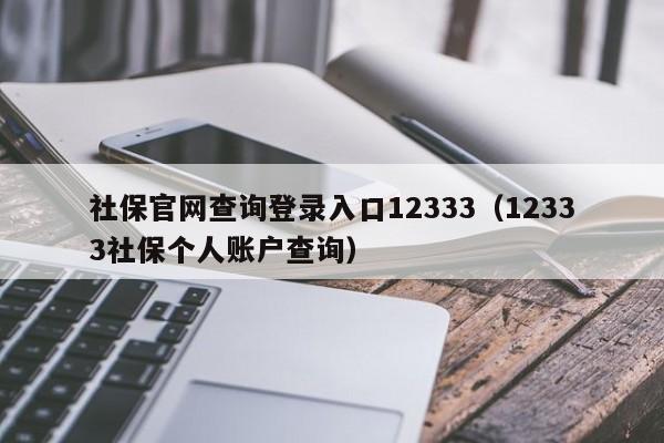 社保官网查询登录入口12333（12333社保个人账户查询）