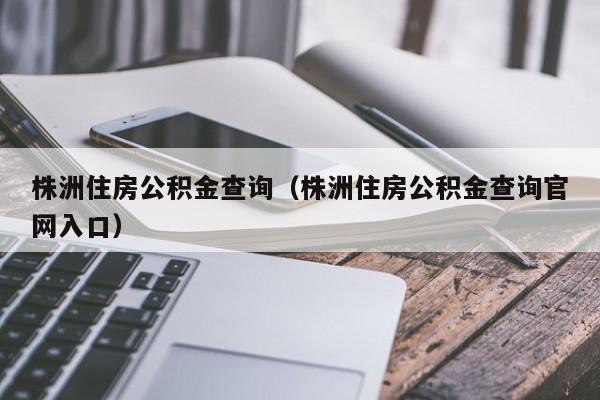 株洲住房公积金查询（株洲住房公积金查询官网入口）