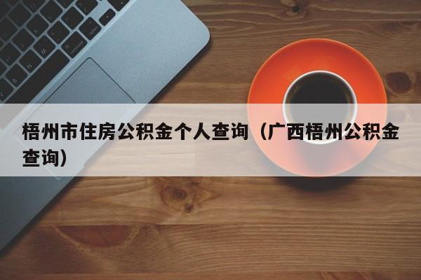 梧州市住房公积金个人查询（广西梧州公积金查询）