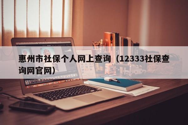 惠州市社保个人网上查询（12333社保查询网官网）