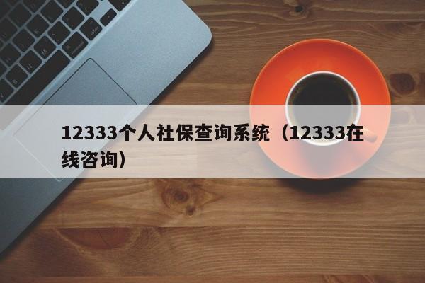 12333个人社保查询系统（12333在线咨询）