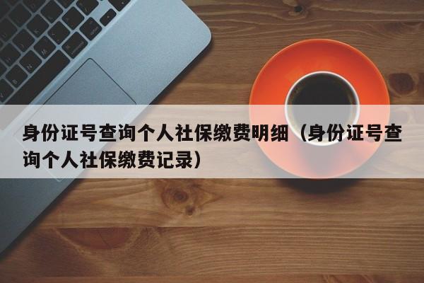 身份证号查询个人社保缴费明细（身份证号查询个人社保缴费记录）