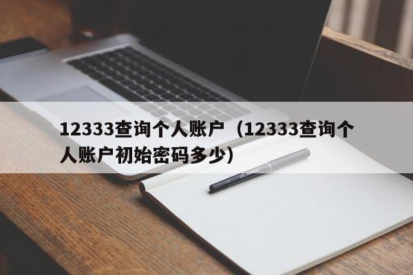 12333查询个人账户（12333查询个人账户初始密码多少）