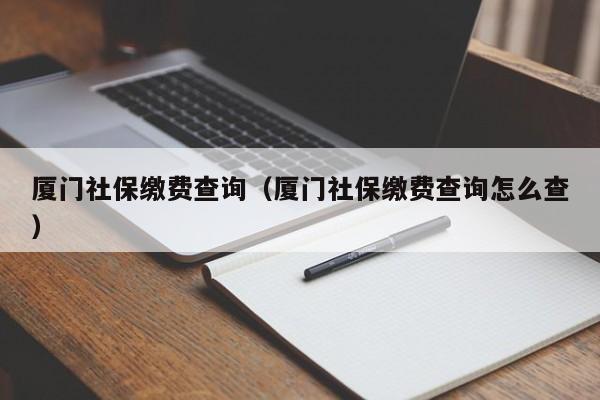 厦门社保缴费查询（厦门社保缴费查询怎么查）