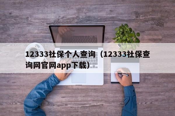 12333社保个人查询（12333社保查询网官网app下载）