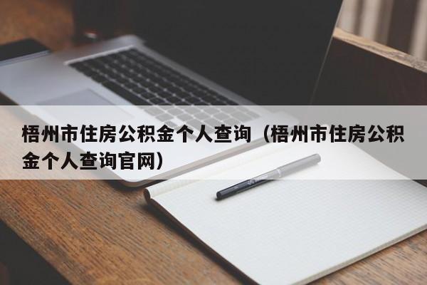 梧州市住房公积金个人查询（梧州市住房公积金个人查询官网）