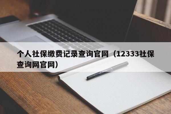 个人社保缴费记录查询官网（12333社保查询网官网）