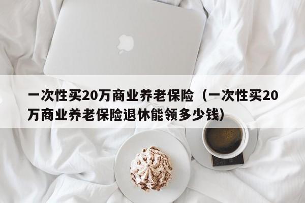 一次性买20万商业养老保险（一次性买20万商业养老保险退休能领多少钱）