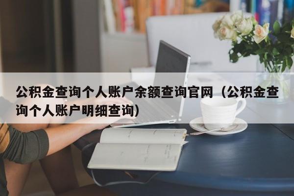 公积金查询个人账户余额查询官网（公积金查询个人账户明细查询）