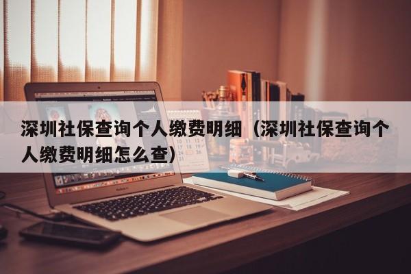 深圳社保查询个人缴费明细（深圳社保查询个人缴费明细怎么查）